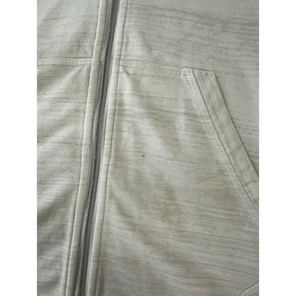 Lululemon Hold Your Om Hoodie Zip Up Jacket Hood Greige Size 6 Heathered - Picture 5 of 15